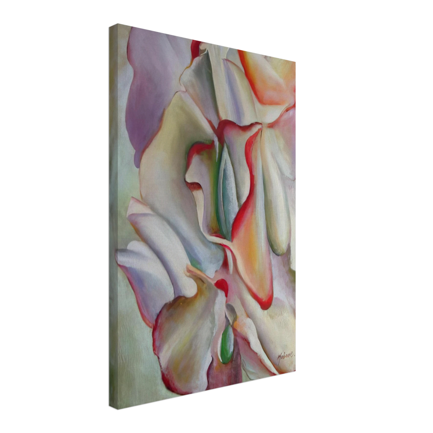 Georgia O'Keeffe - Pink Sweet Peas Canvas - 70x100 cm / 28x40 inches-canvas