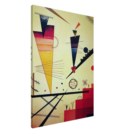 Wassily Kandinsky - MERRY STRUCTURE 1926 Canvas - 20x30 cm / 8x12 inches-canvas