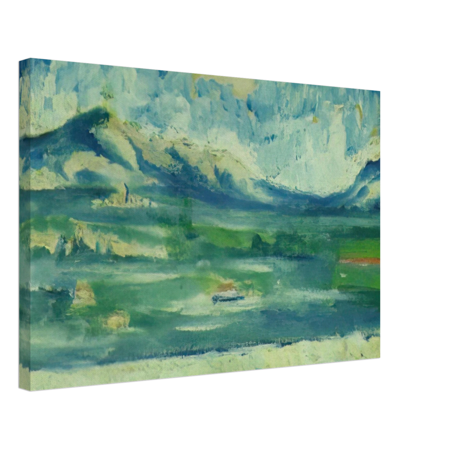 Salvador Dali - LANDSCAPE NEAR AMPURDAN 2 Canvas - 40x60 cm / 16x24 inches-canvas