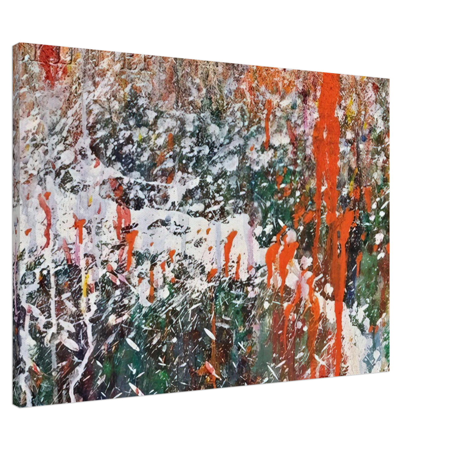 Taro Yamamoto - ABSTRACT COMPOSITION Canvas - 20x30 cm / 8x12 inches-canvas