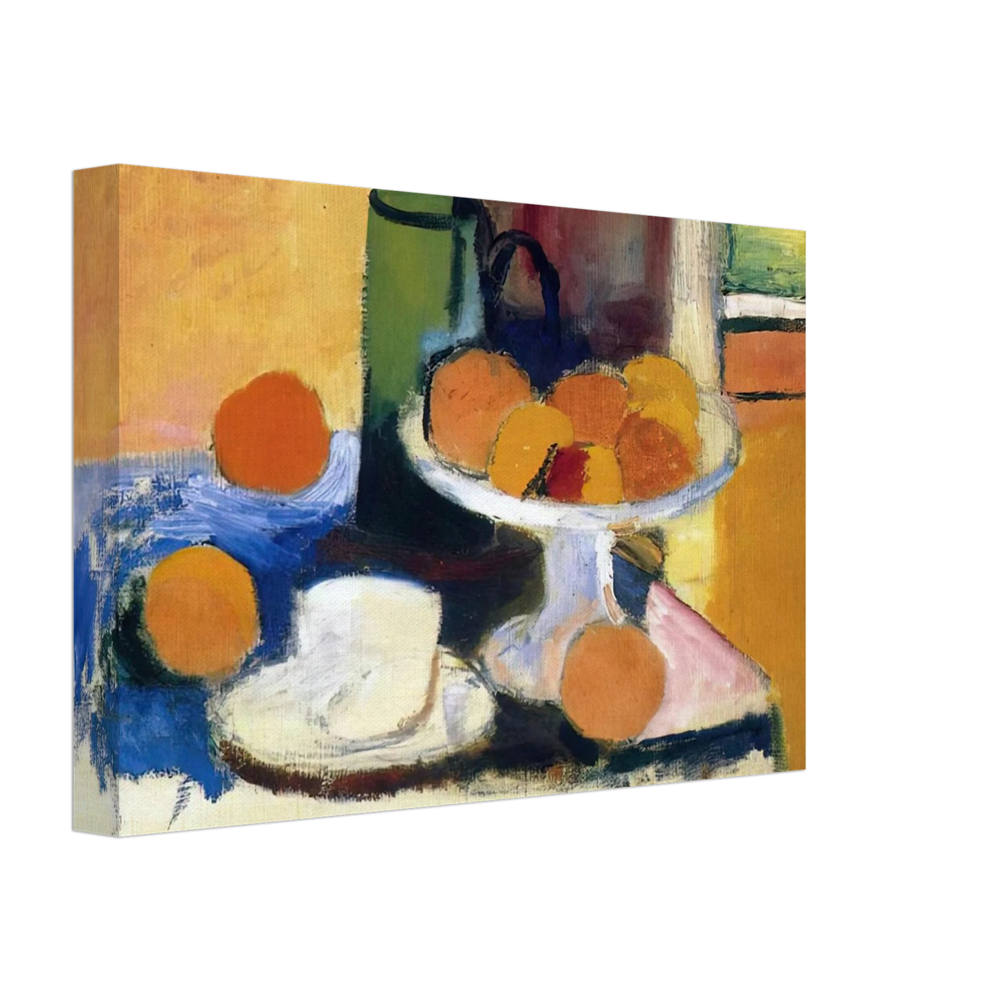 Henri Matisse - STILL LIFE WITH ORANGES II 1899 Canvas - 40x60 cm / 16x24 inches-canvas