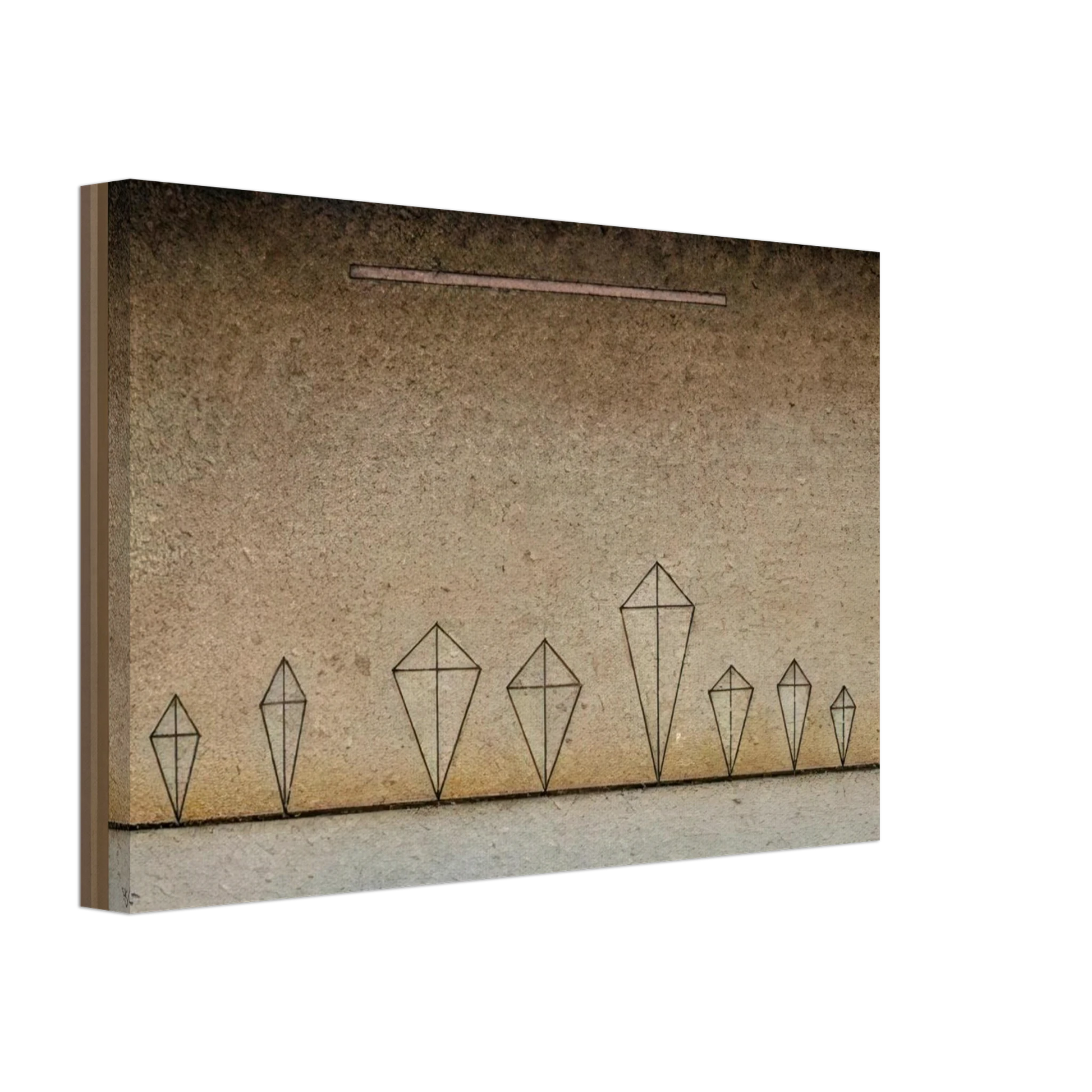 Wassily Kandinsky - EIGHT TIMES 1929 Canvas - 70x100 cm / 28x40 inches-canvas