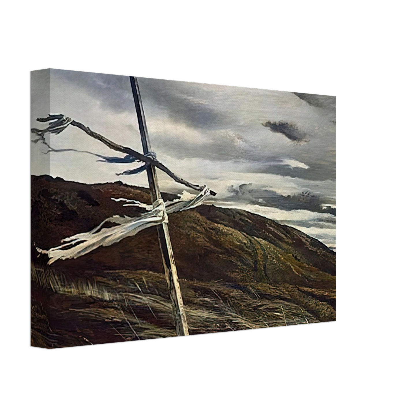 Andrew Wyeth - DODGES RIDGE 1947 Canvas - 70x100 cm / 28x40 inches-canvas