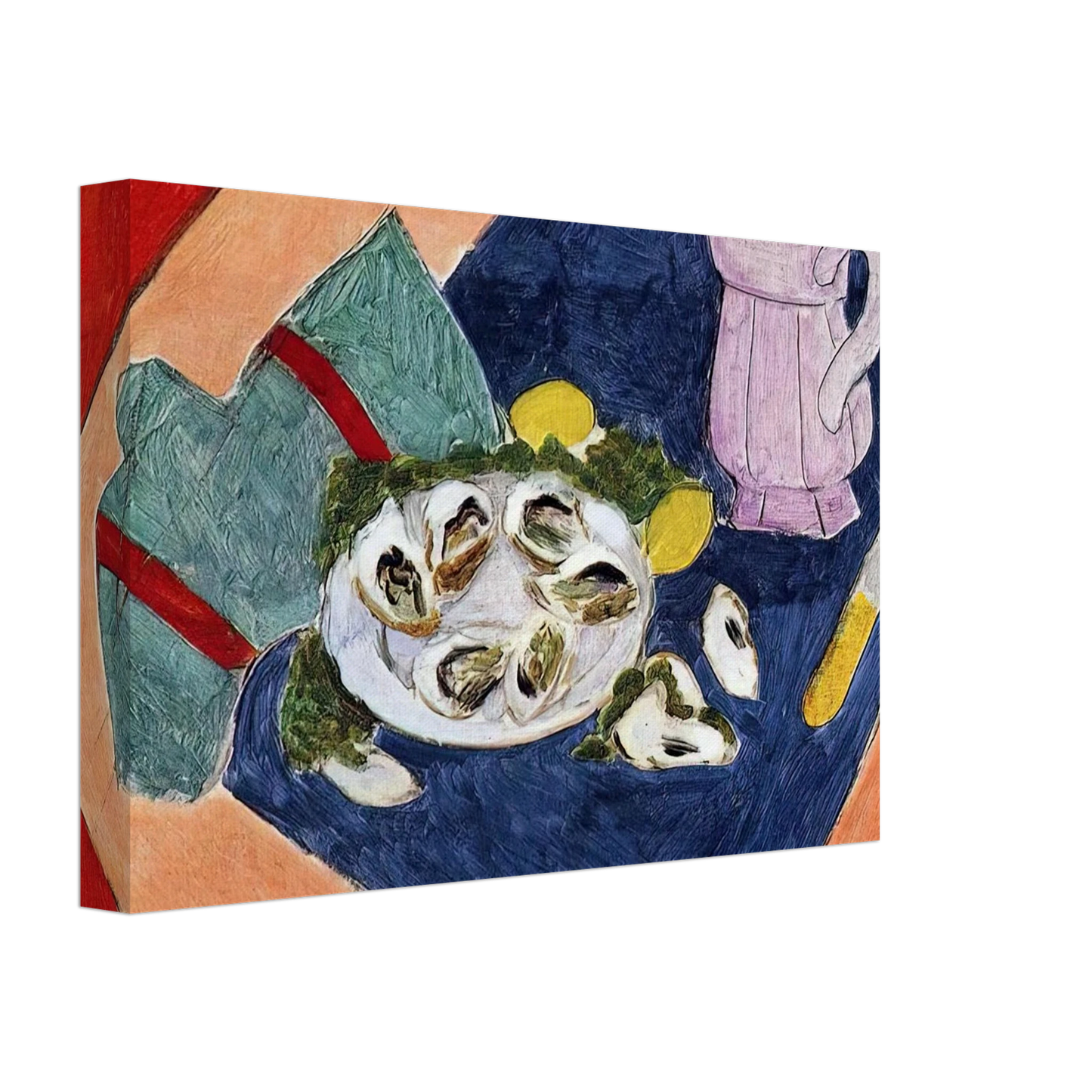 Henri Matisse - STILL LIFE WITH OYSTERS 1940 Canvas - 40x60 cm / 16x24 inches-canvas