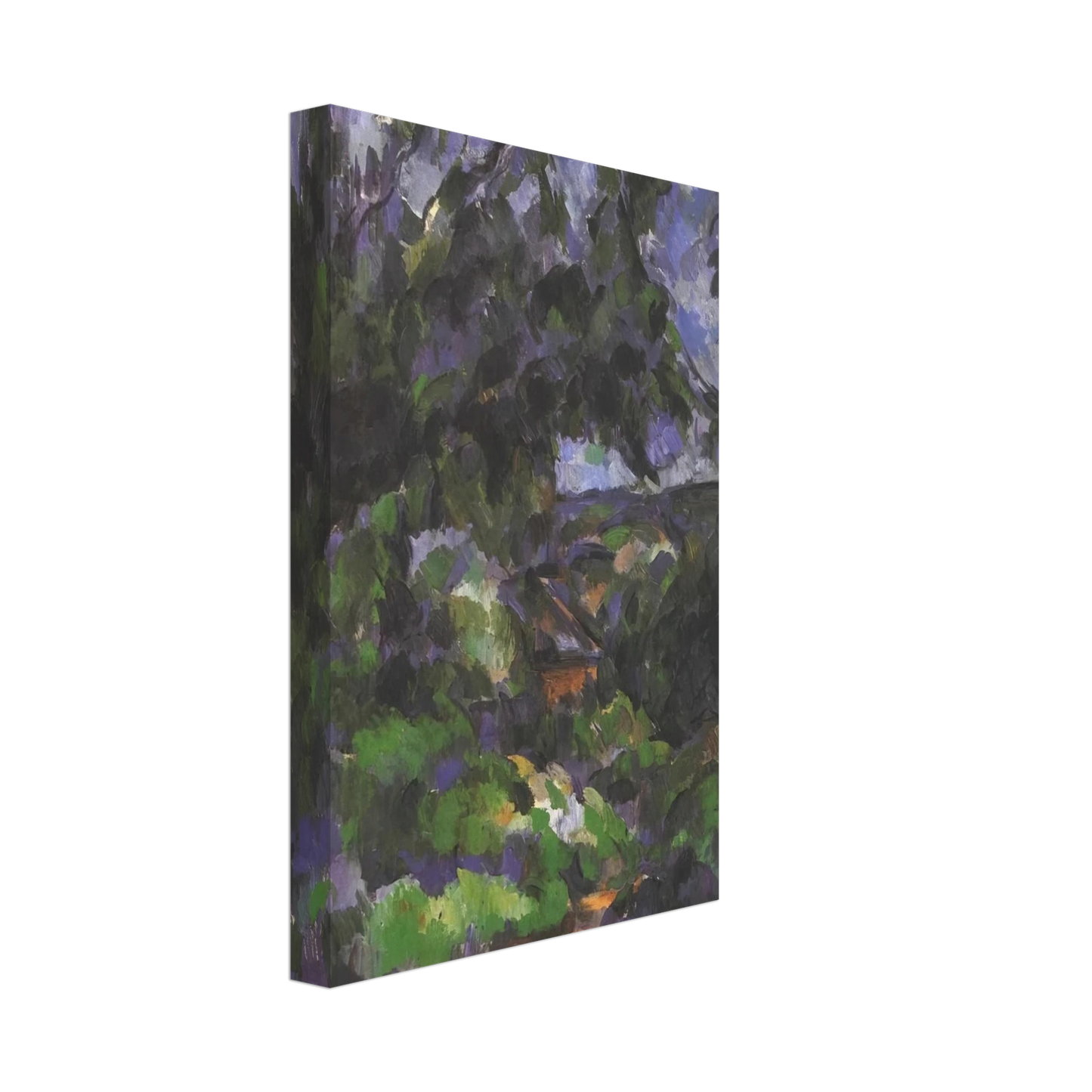 Paul Cezanne - Blue Landscape Canvas - 40x60 cm / 16x24 inches-canvas