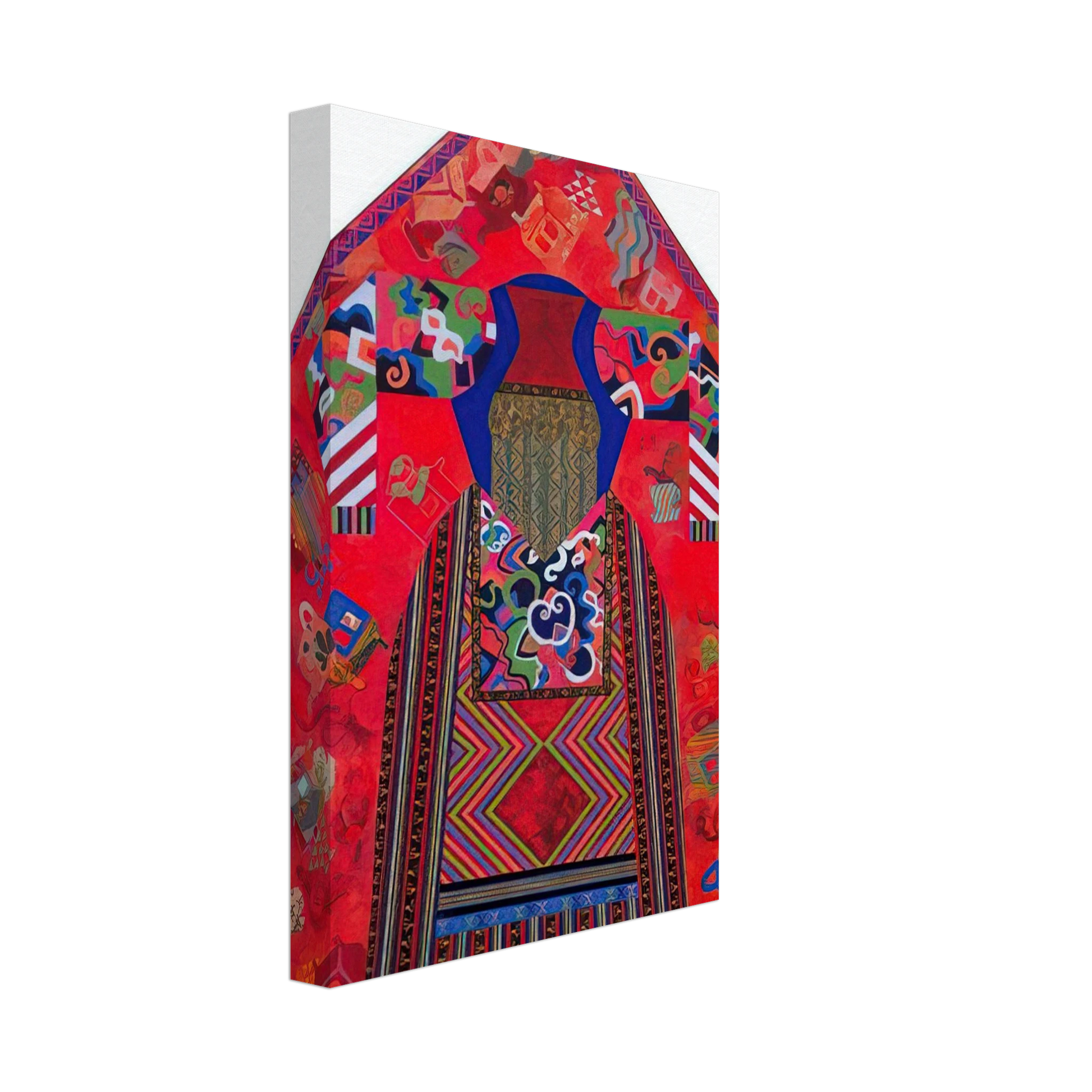 Miriam Schapiro - The Poet - Feminist Art, PD Pattern and Decoration Canvas - 70x100 cm / 28x40 inches-canvas