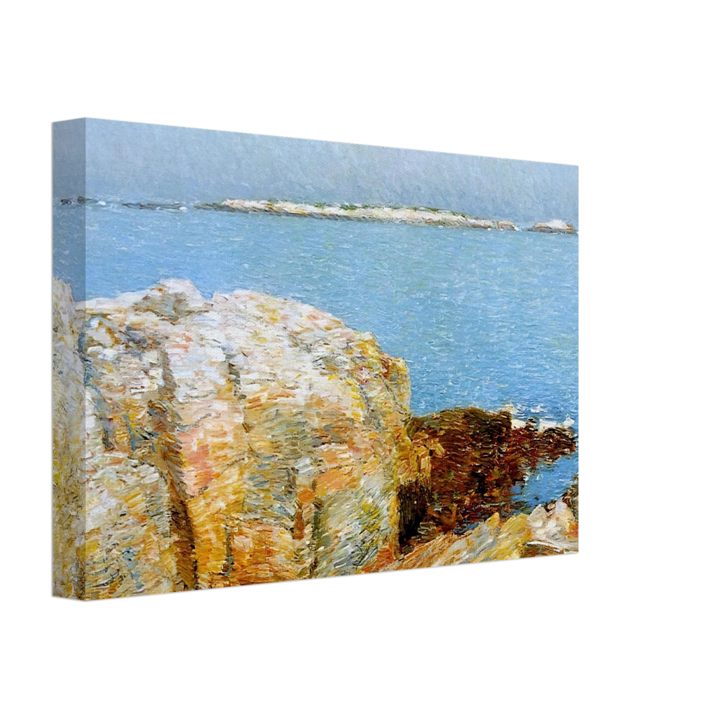 Childe Hassam - Duck Island Canvas - 70x100 cm / 28x40 inches-canvas