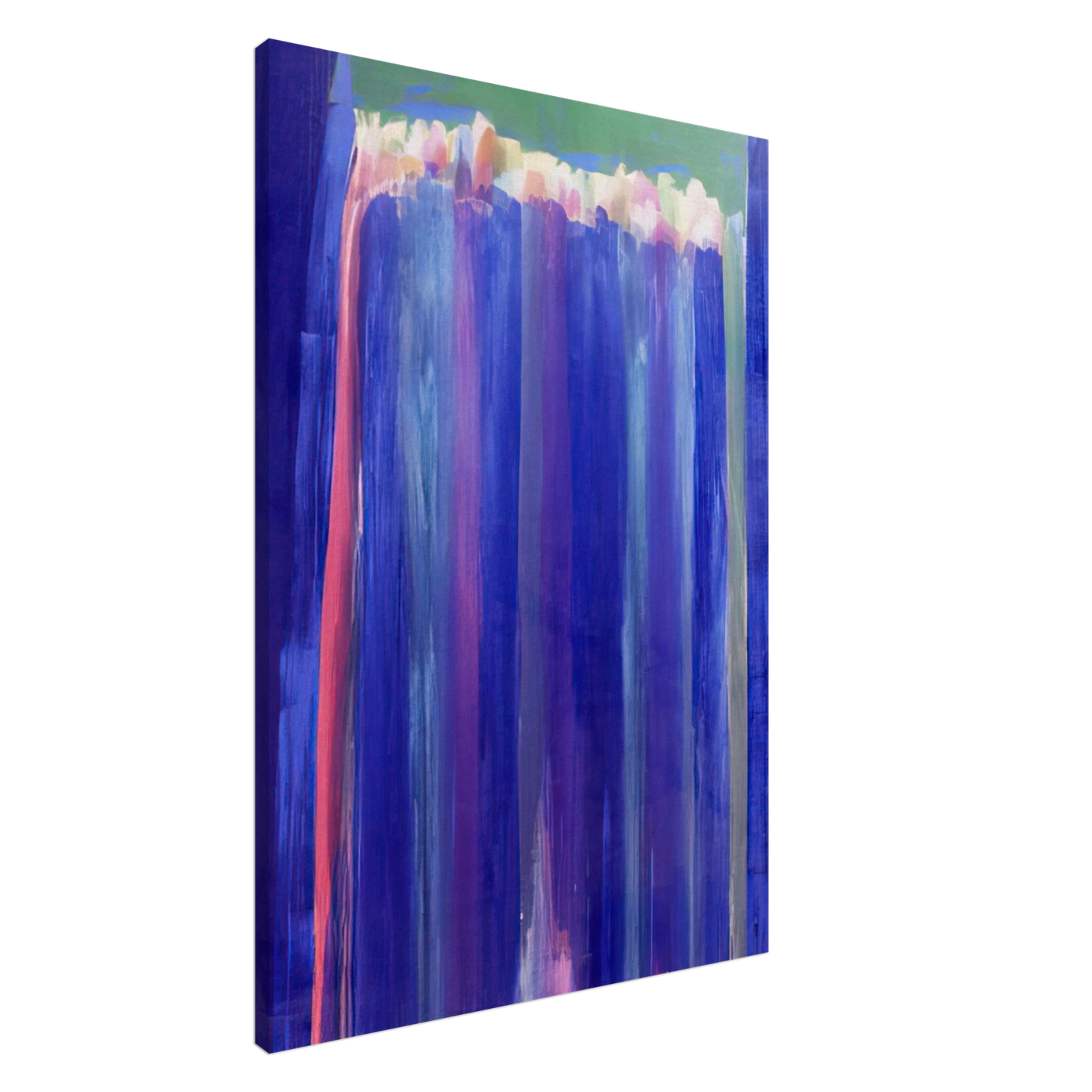 Ronnie Landfield - Marine Mystery - 1972 Canvas - 20x30 cm / 8x12 inches-canvas