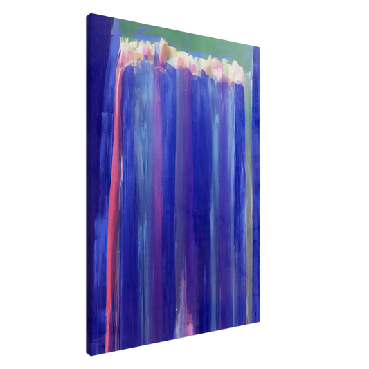 Ronnie Landfield - Marine Mystery - 1972 Canvas - 20x30 cm / 8x12 inches-canvas