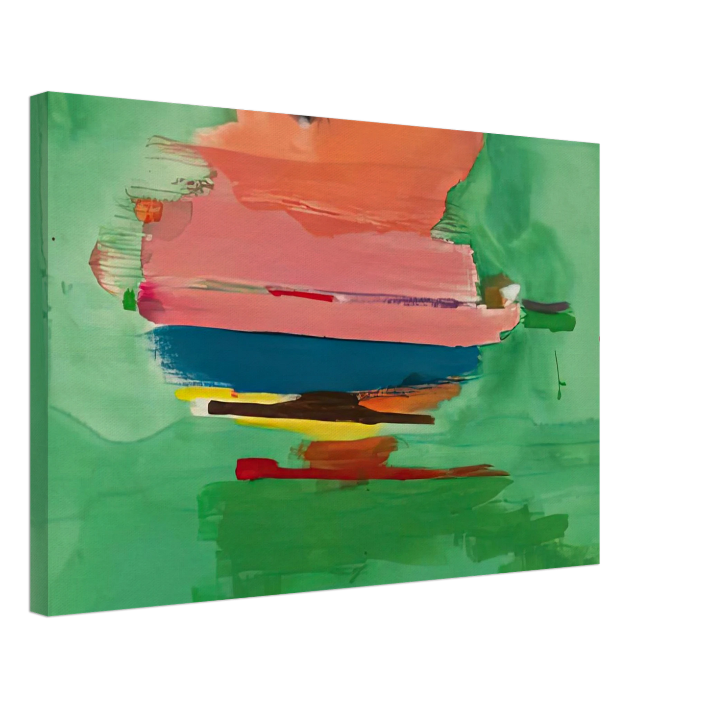 Helen Frankenthaler - Untitled, 1973- Canvas - 40x60 cm / 16x24 inches-canvas