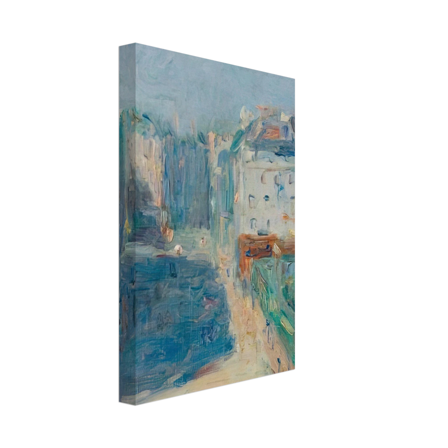 Tarsila do Amaral - View of the Paris Hotel Canvas - 40x60 cm / 16x24 inches-canvas