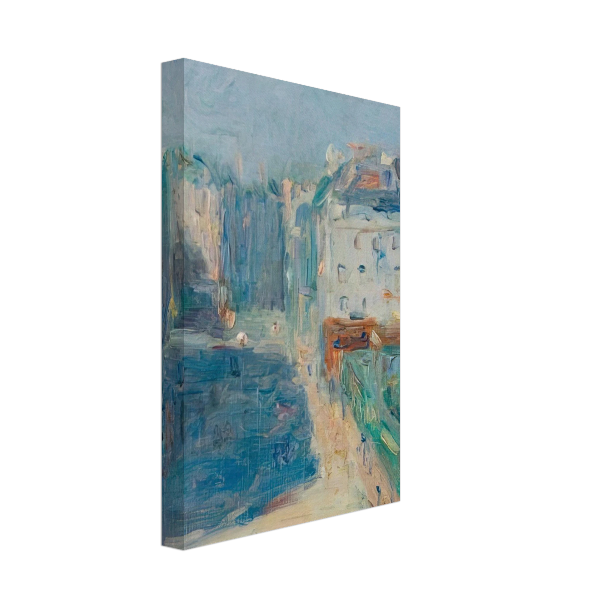 Tarsila do Amaral - View of the Paris Hotel Canvas - 40x60 cm / 16x24 inches-canvas