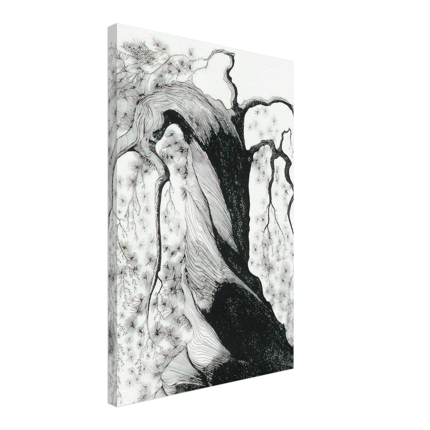 Eyvind Earle - Pine Tree Canvas - 70x100 cm / 28x40 inches-canvas