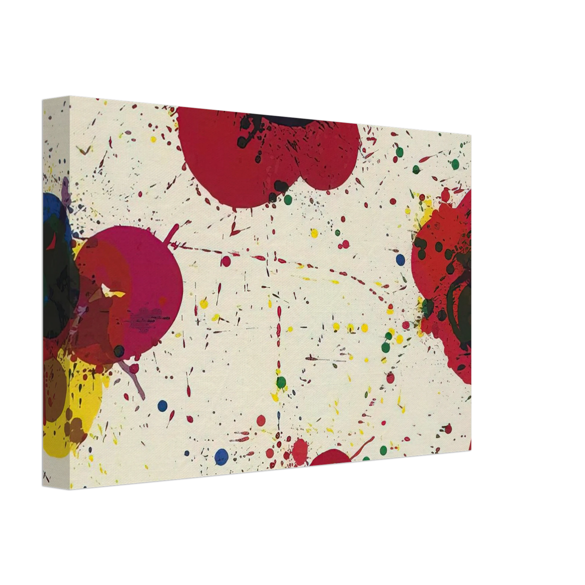 Sam Francis - Red Again Canvas - 40x60 cm / 16x24 inches-canvas