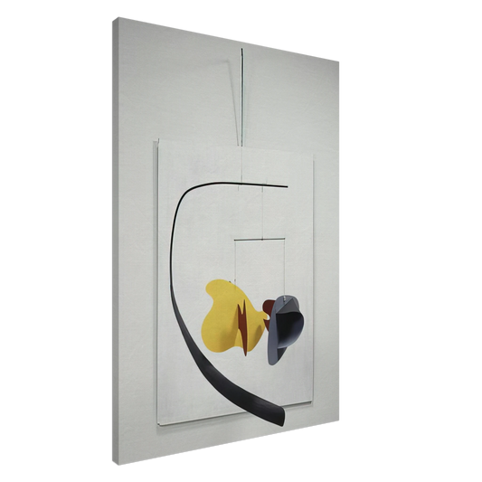 Alexander Calder - WHITE PANEL 1936 Canvas - 20x30 cm / 8x12 inches-canvas