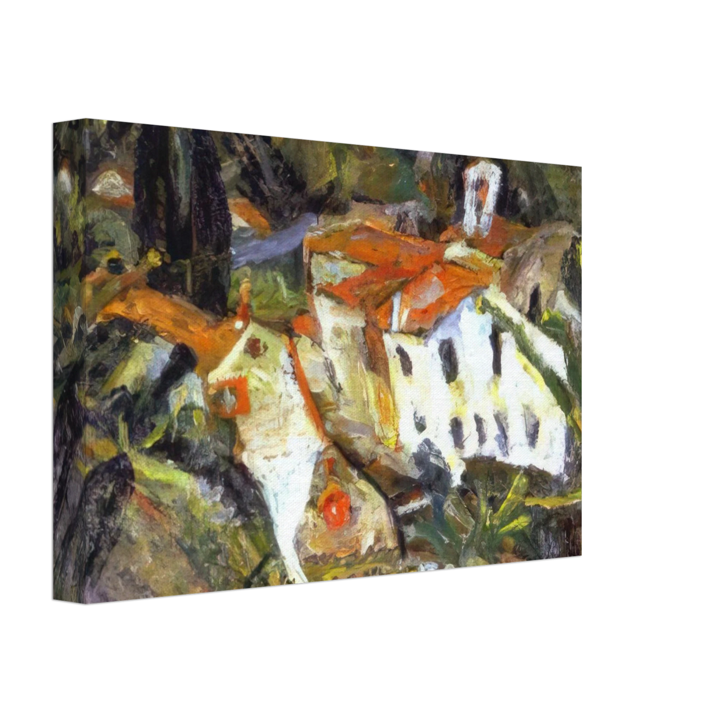 Chaim Soutine - CERET LANSCAPE Canvas - 70x100 cm / 28x40 inches-canvas