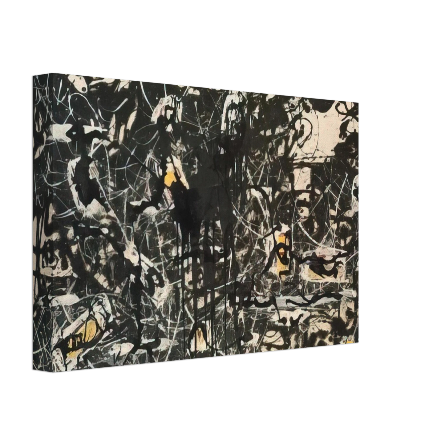 Jackson Pollock - YELLOW ISLANDS Canvas - 40x60 cm / 16x24 inches-canvas