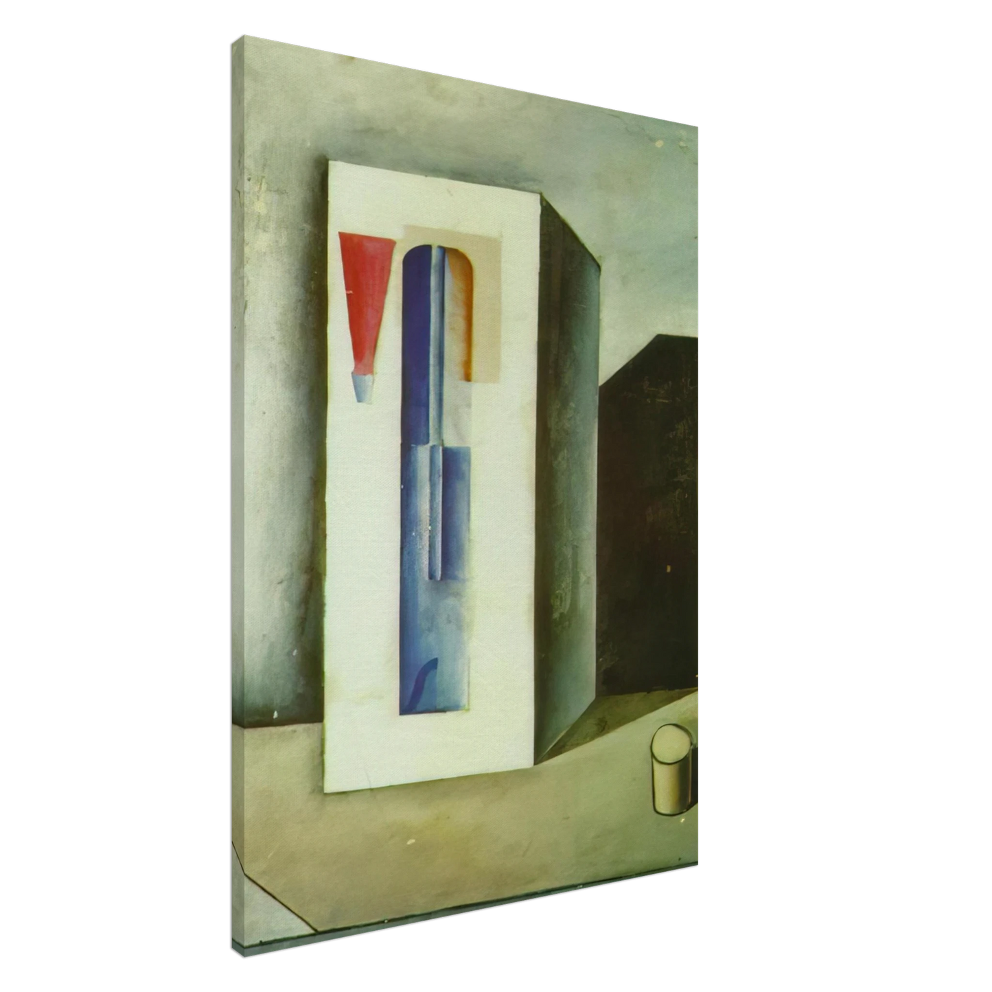 Salvador Dali - SIPHON AND SMALL BOTTLE OF RUM Canvas - 20x30 cm / 8x12 inches-canvas