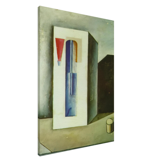 Salvador Dali - SIPHON AND SMALL BOTTLE OF RUM Canvas - 20x30 cm / 8x12 inches-canvas