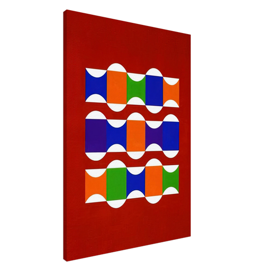 Tomas Maldonado - Anti-corpi cilindrici - 2006 Canvas - 20x30 cm / 8x12 inches-canvas