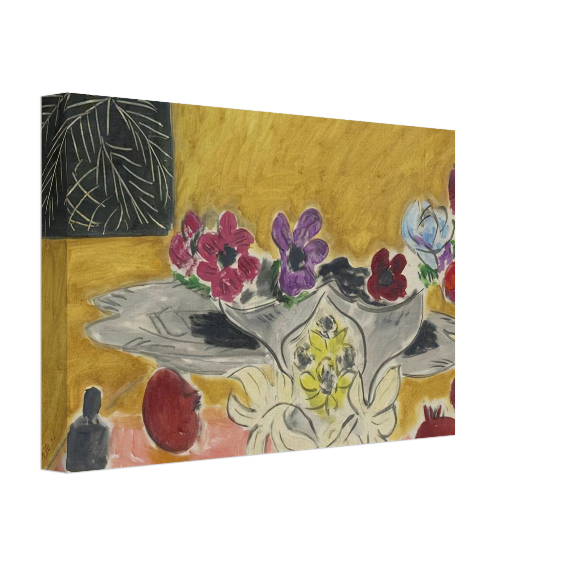 Henri Matisse - ANEMONES ET GRENADES 1946 Canvas - 70x100 cm / 28x40 inches-canvas