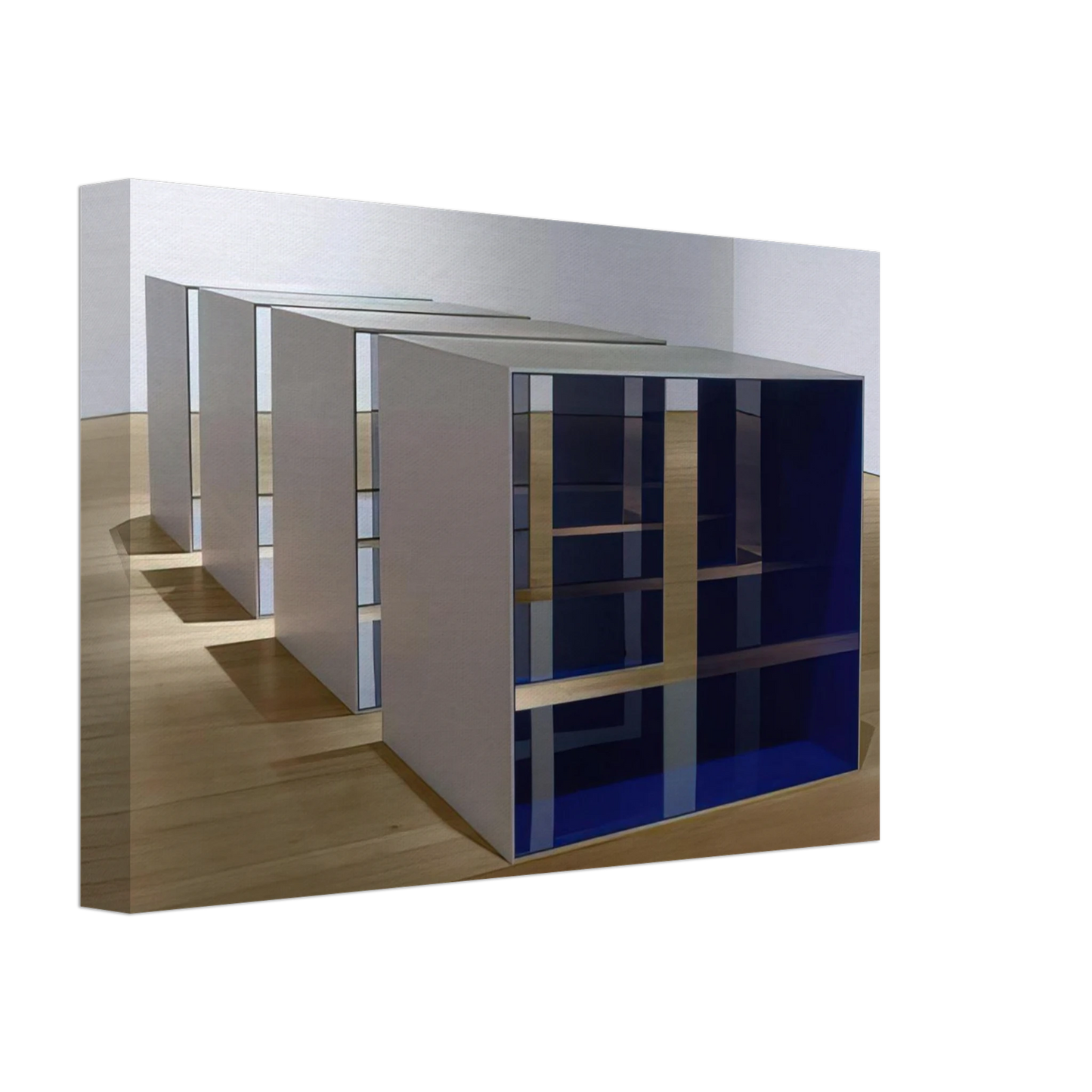 Donald Judd - Untitled - 1969 Canvas - 70x100 cm / 28x40 inches-canvas