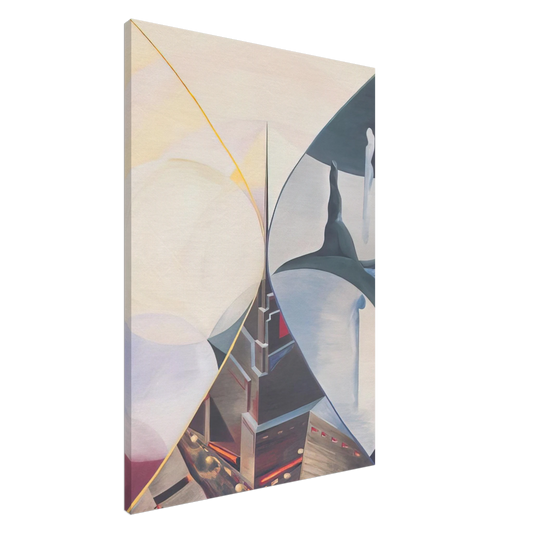 Benedetta Cappa - Il Grande X - 1931 Italy Canvas - 20x30 cm / 8x12 inches-canvas