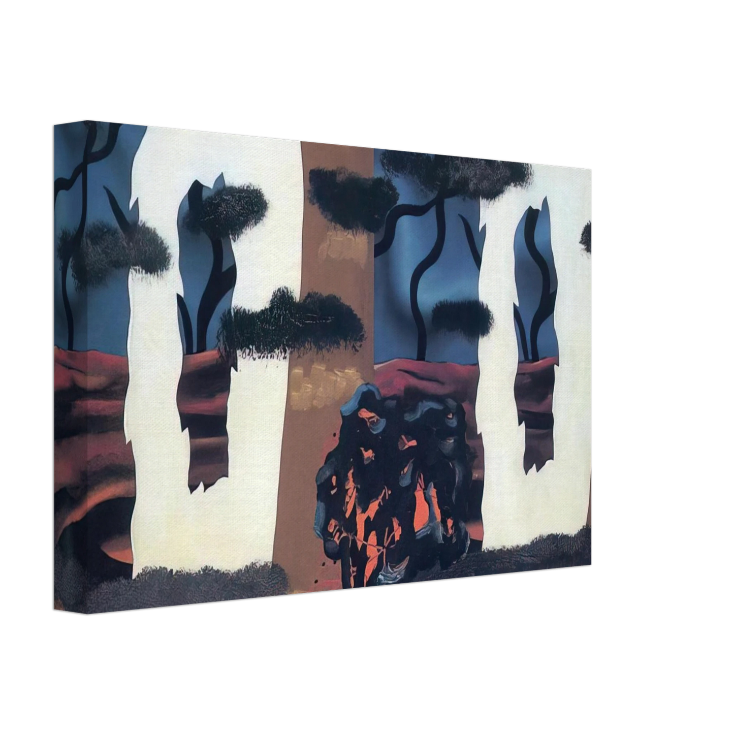 Rene Magritte - A TASTE OF THE INVISIBLE 1927 Canvas - 70x100 cm / 28x40 inches-canvas