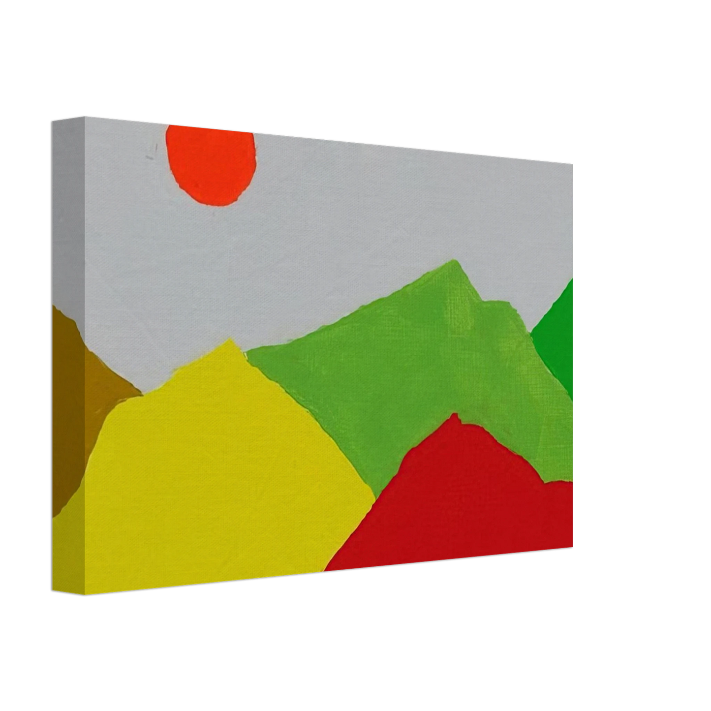 Etel Adnan - Untitled - 2013 Canvas - 40x60 cm / 16x24 inches-canvas