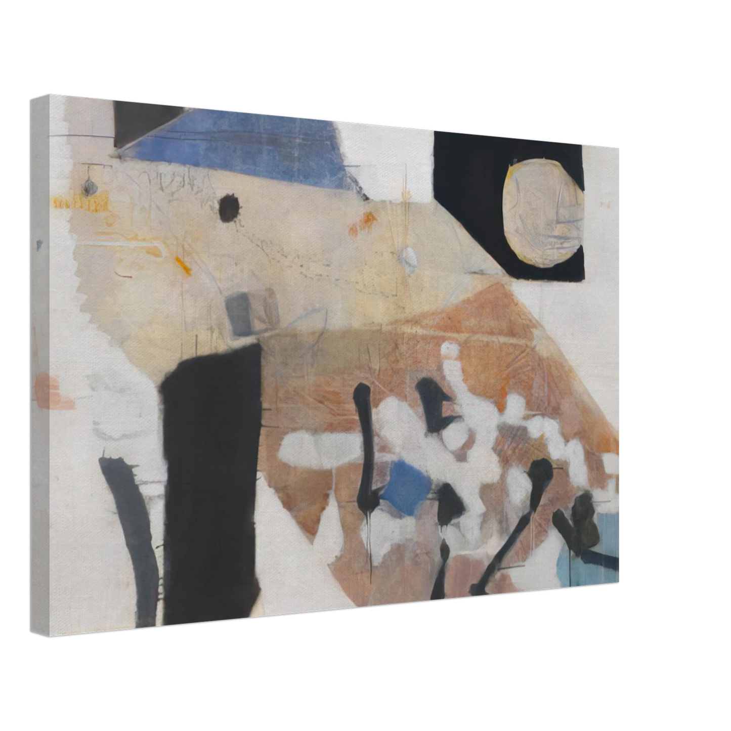 Kenzo Okada - Solstice - 1954 Canvas - 40x60 cm / 16x24 inches-canvas