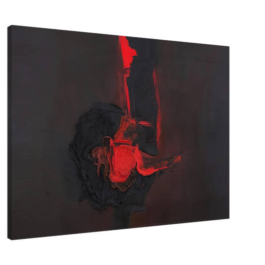 Luis Feito - N MERO 460 A 1963 Canvas - 20x30 cm / 8x12 inches-canvas