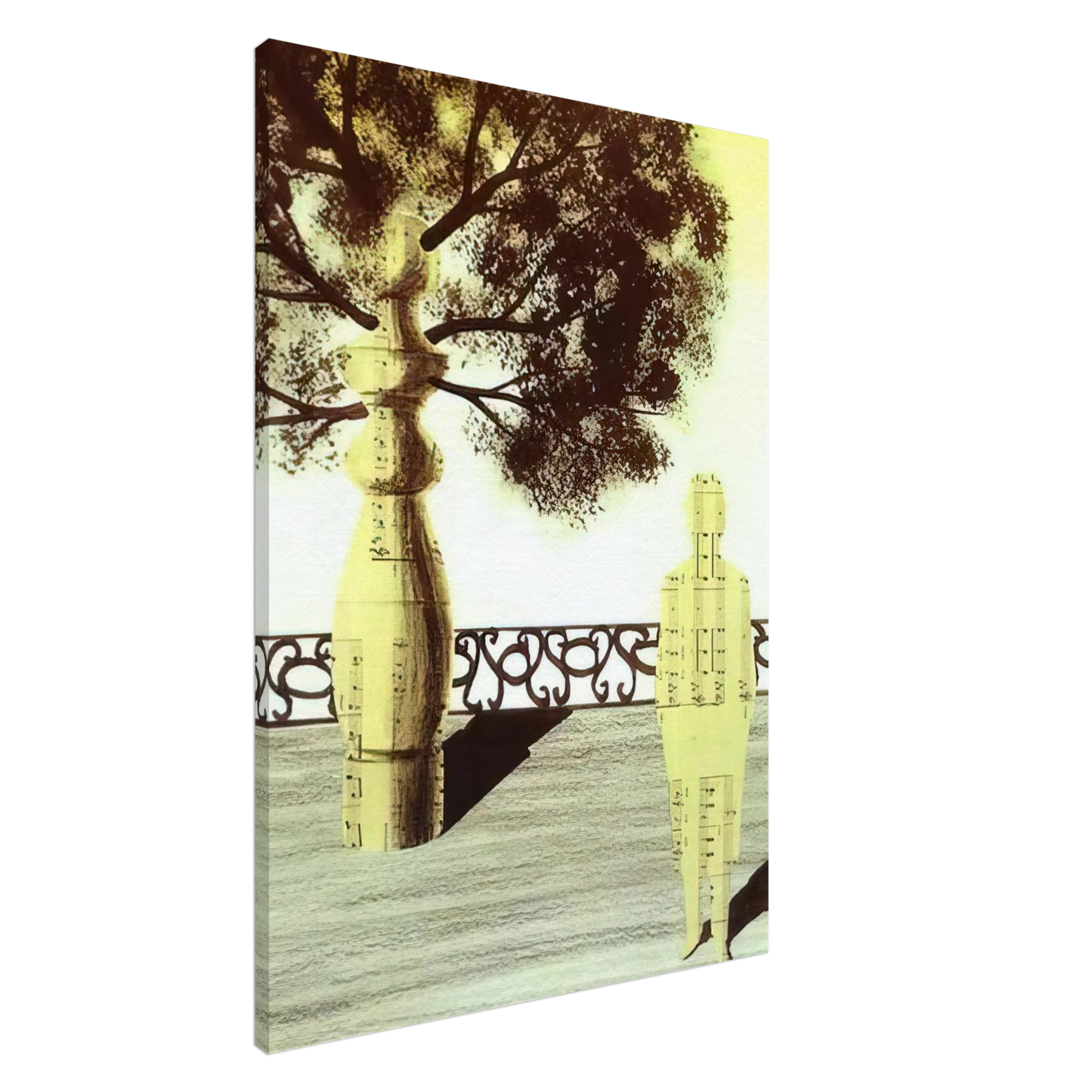 Rene Magritte - UNTITLED Canvas - 20x30 cm / 8x12 inches-canvas