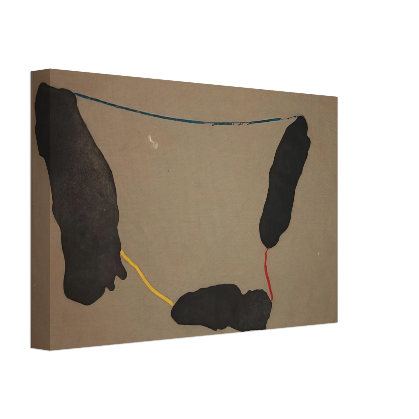 Helen Frankenthaler - Connected By Joy - 1973 Canvas - 70x100 cm / 28x40 inches-canvas