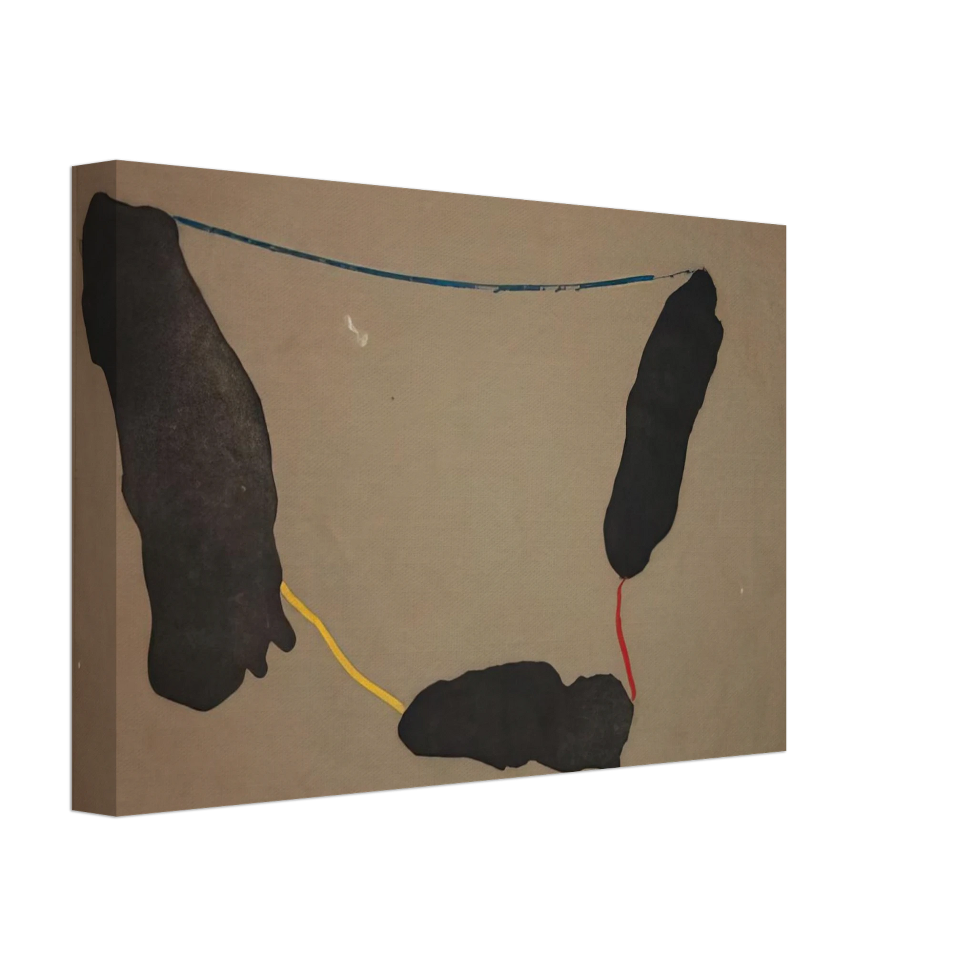 Helen Frankenthaler - Connected By Joy - 1973 Canvas - 70x100 cm / 28x40 inches-canvas