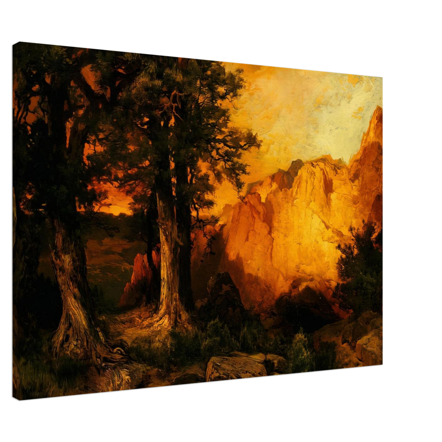 Thomas Moran - The Grand Canyon Canvas - 20x30 cm / 8x12 inches-canvas