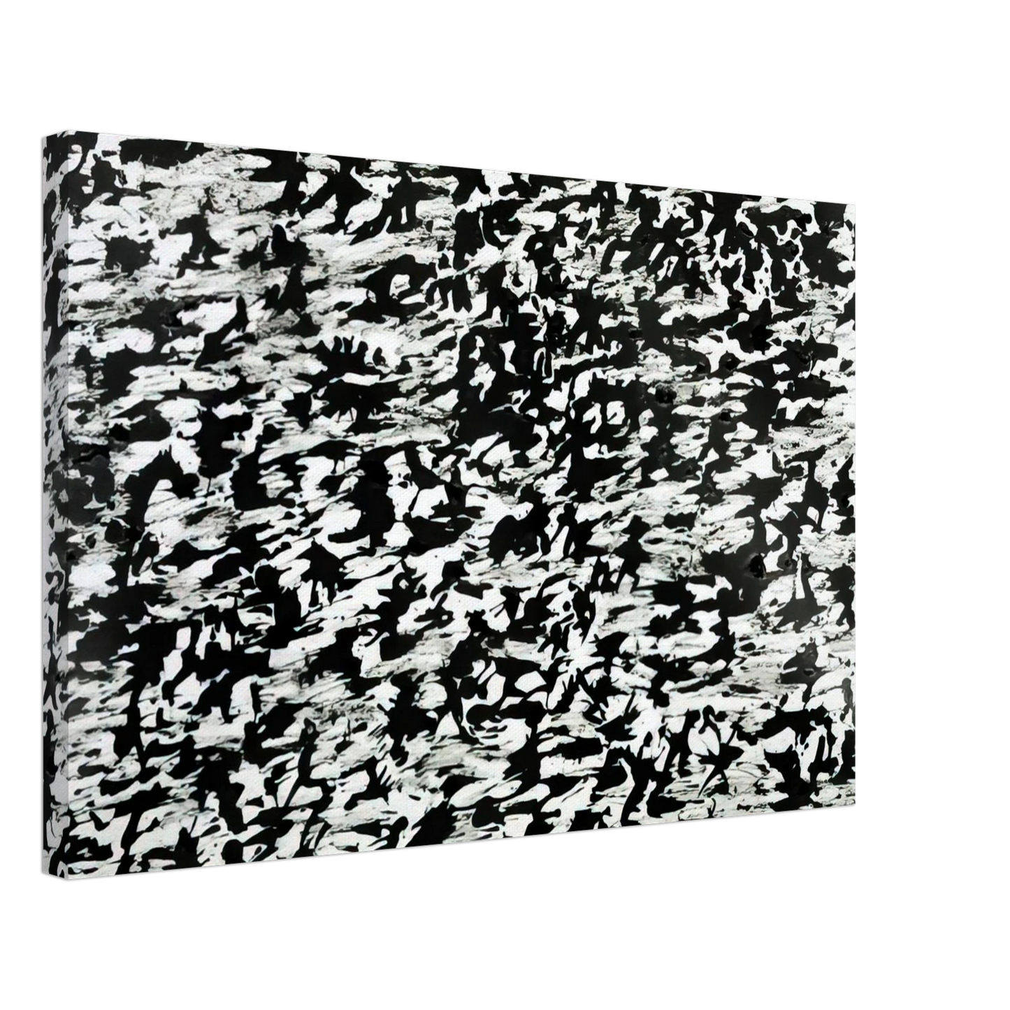 Henri Michaux - UNTITLED CHINESE INK DRAWING 1961 Canvas - 70x100 cm / 28x40 inches-canvas