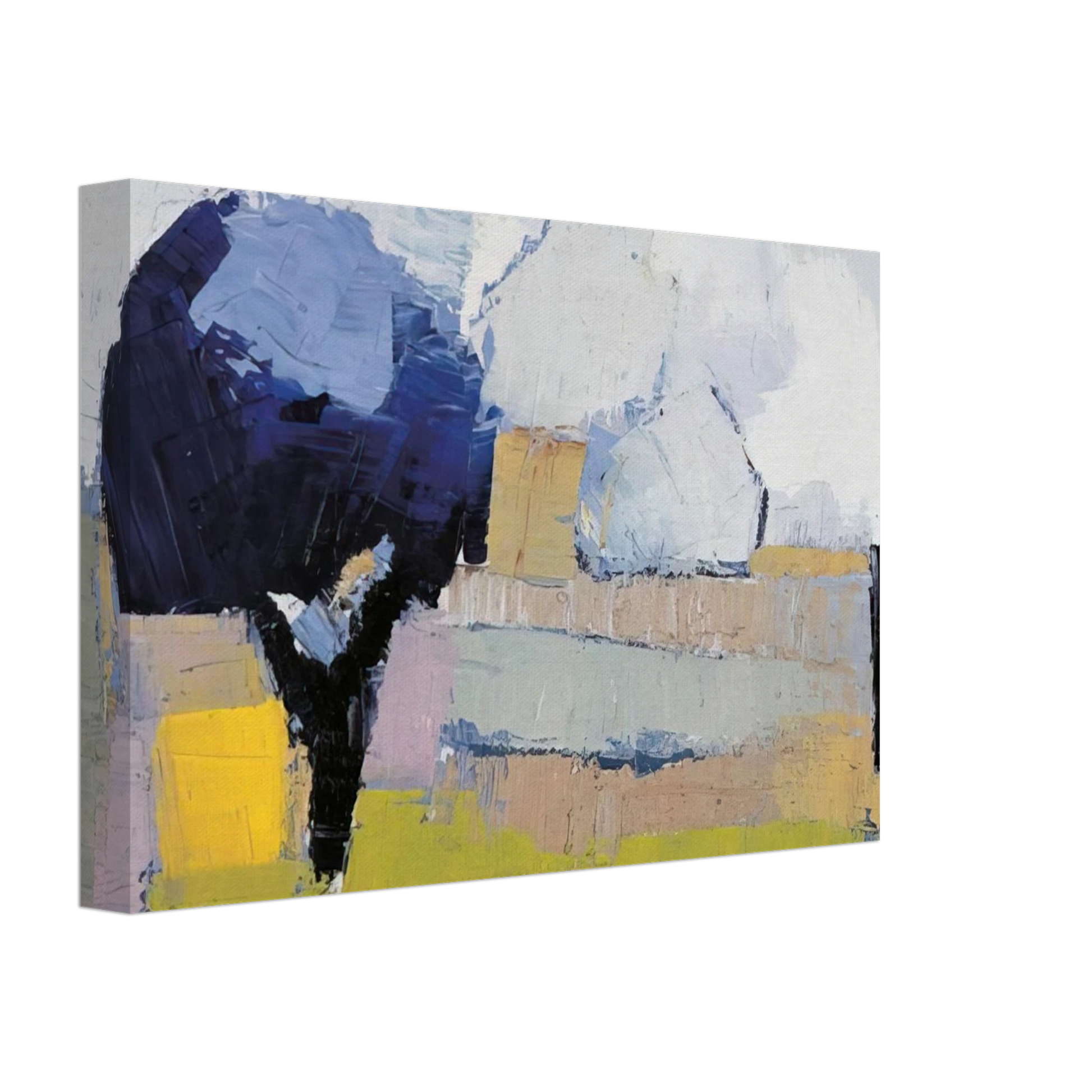 Nicolas de Stael - Paysage de Provence - Art Informel Canvas - 40x60 cm / 16x24 inches-canvas