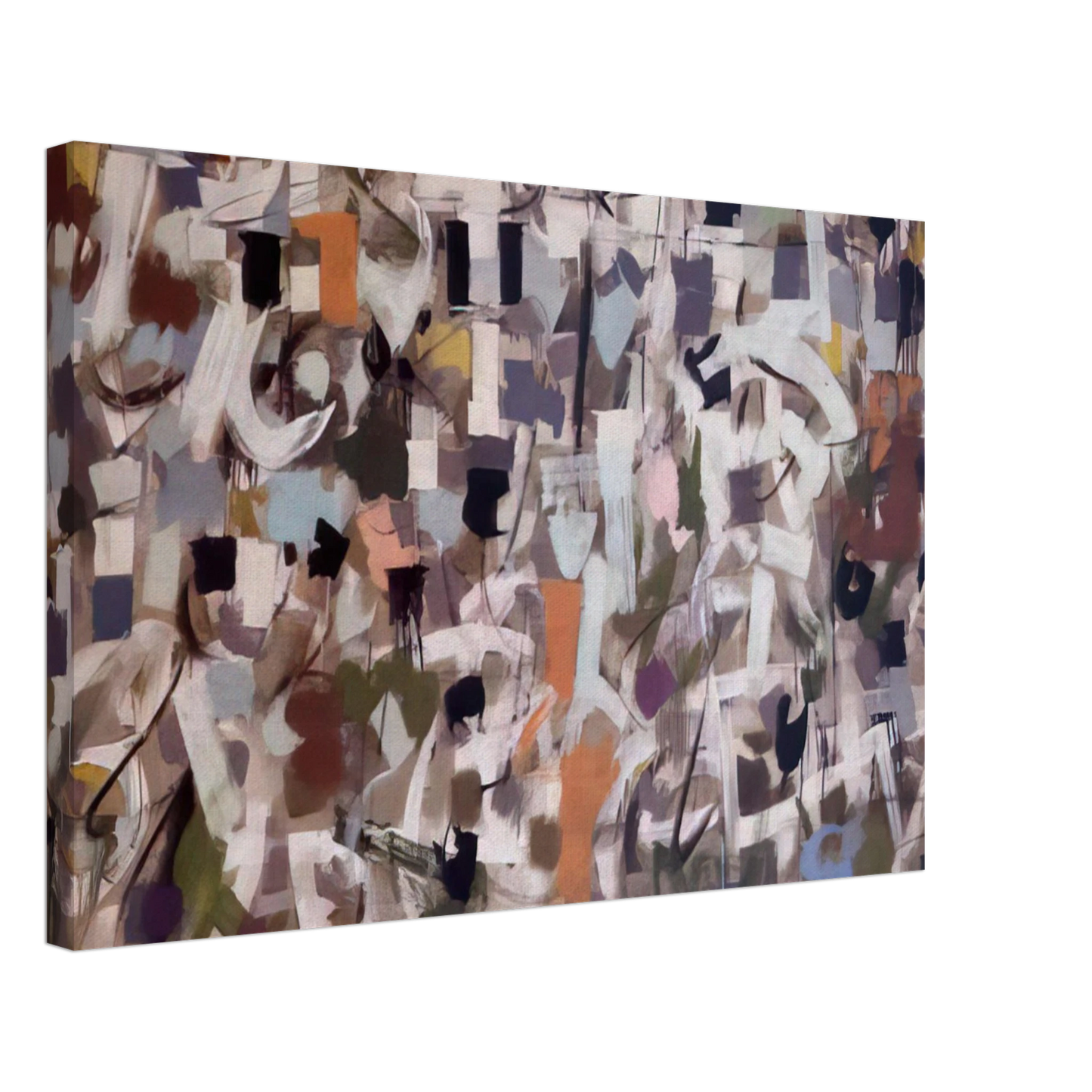 Bradley Walker Tomlin - Number 15 - 1953 Canvas - 40x60 cm / 16x24 inches-canvas