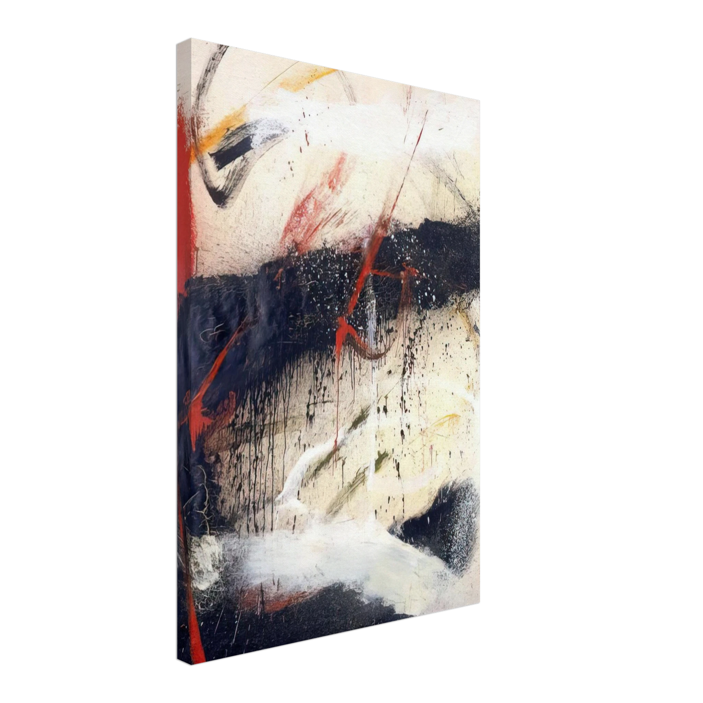 Norman Bluhm - Mathematics - 1962 Canvas - 40x60 cm / 16x24 inches-canvas