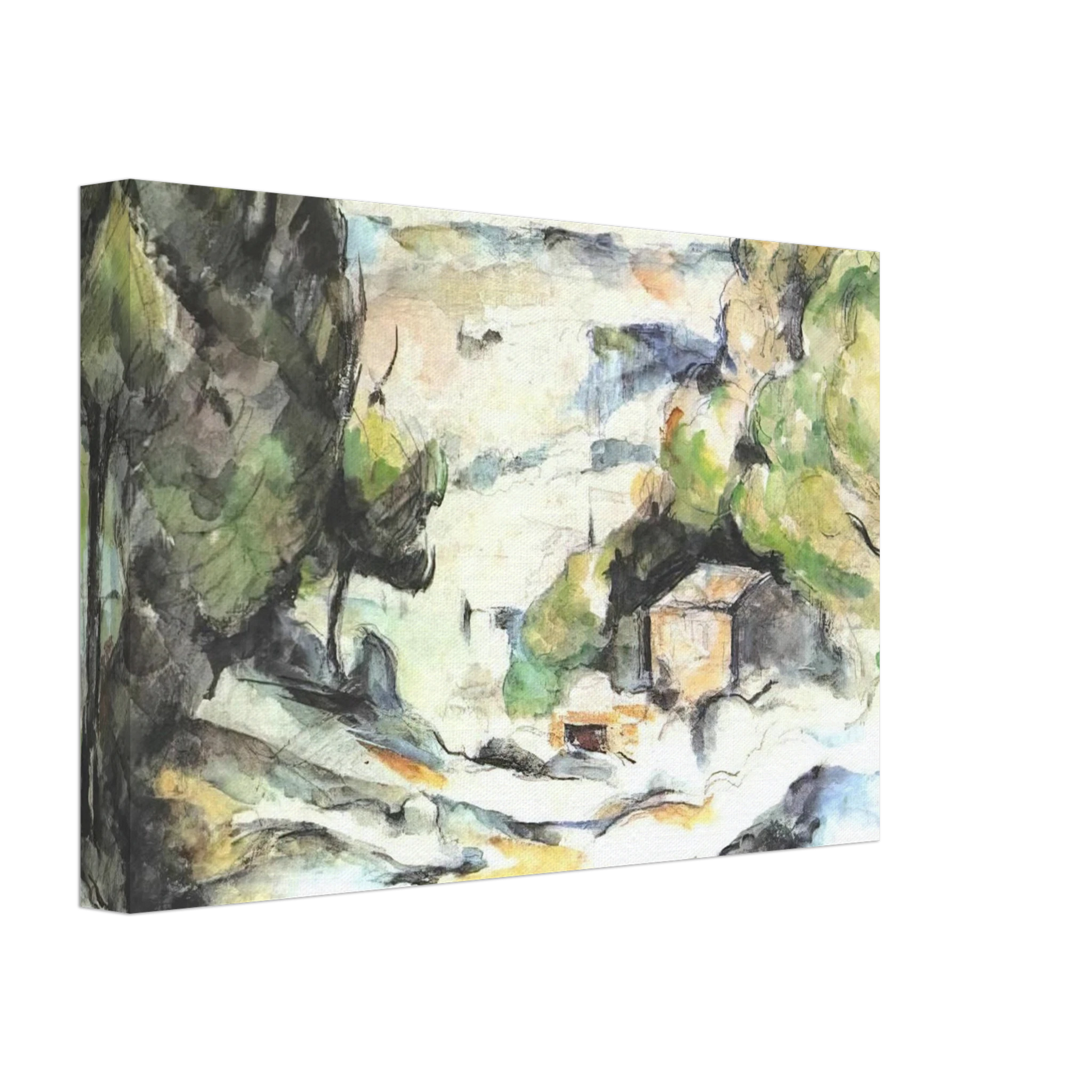 Paul Cezanne - Landscape in the Provence Canvas - 40x60 cm / 16x24 inches-canvas