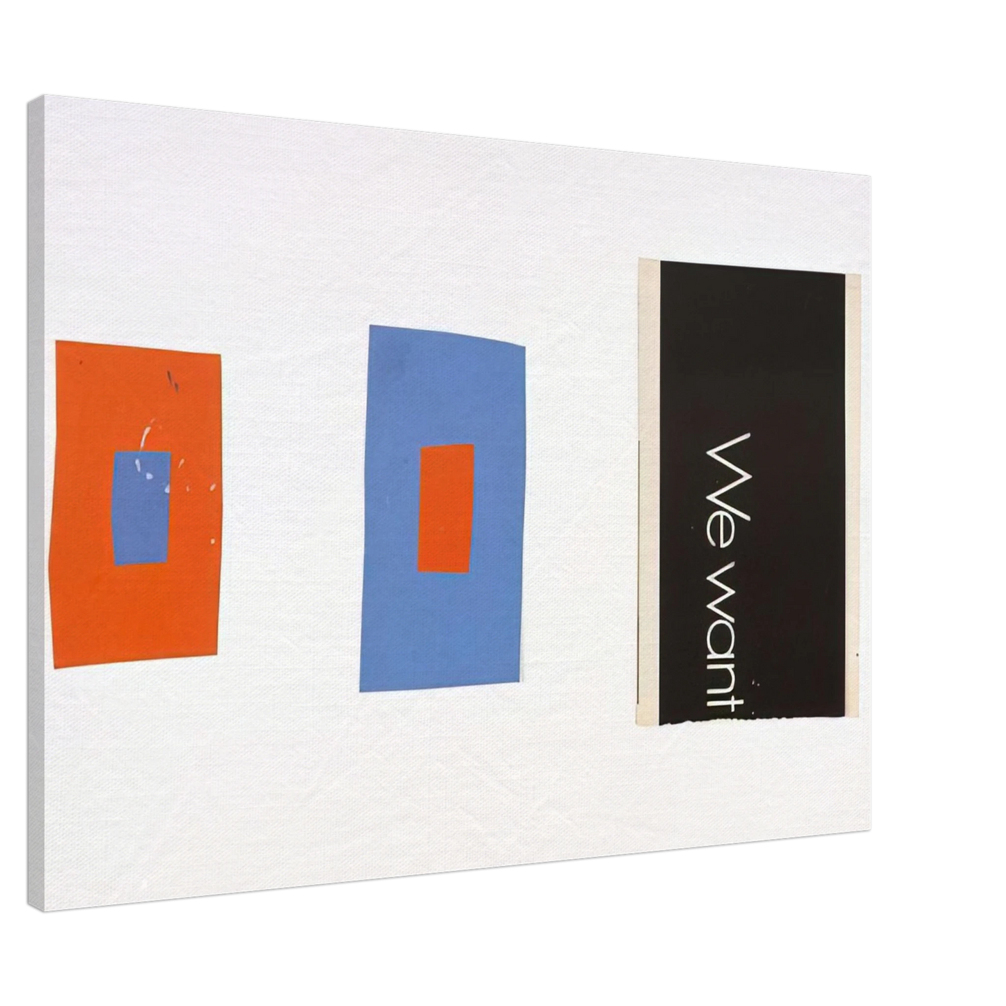 Ellsworth Kelly - Tablet #105 Canvas - 20x30 cm / 8x12 inches-canvas