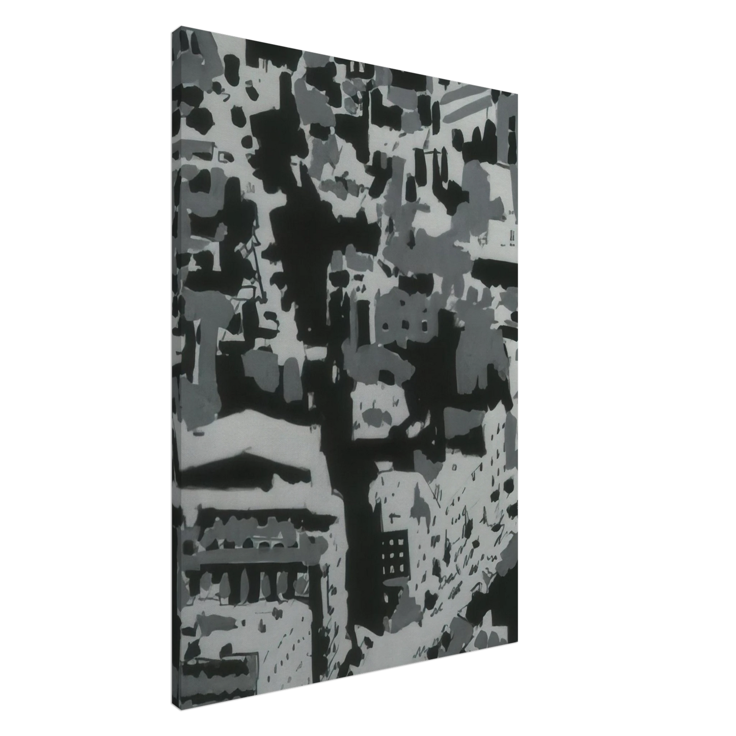 Gerhard Richter - TOWNSCAPE P2 1968 Canvas - 20x30 cm / 8x12 inches-canvas