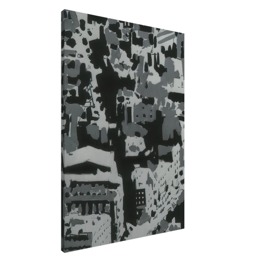 Gerhard Richter - TOWNSCAPE P2 1968 Canvas - 20x30 cm / 8x12 inches-canvas