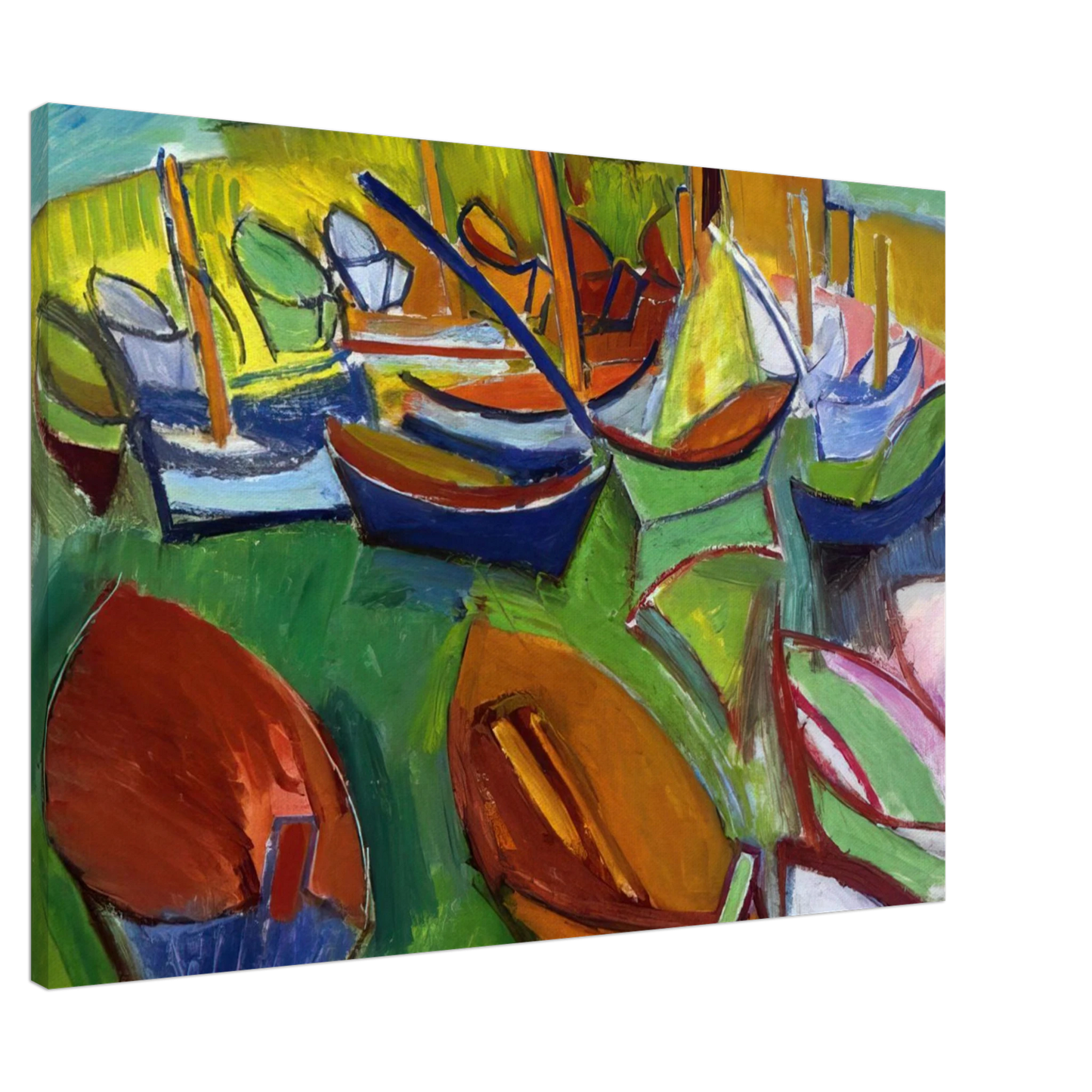 Raoul Dufy - MARTIGUES 1907 Canvas - 20x30 cm / 8x12 inches-canvas