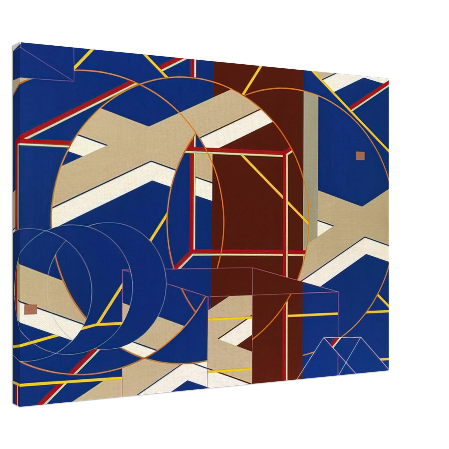 Al Held - C-B-1 Canvas - 20x30 cm / 8x12 inches-canvas