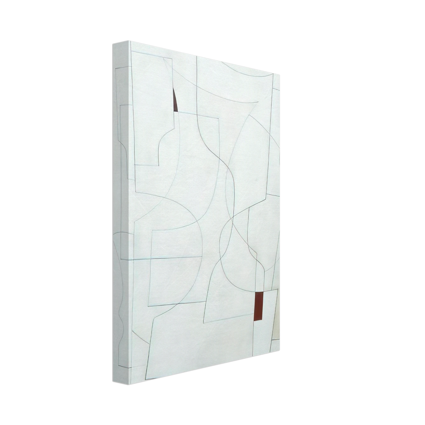 Ben Nicholson - July 27-53 ivory - 1953 Canvas - 40x60 cm / 16x24 inches-canvas