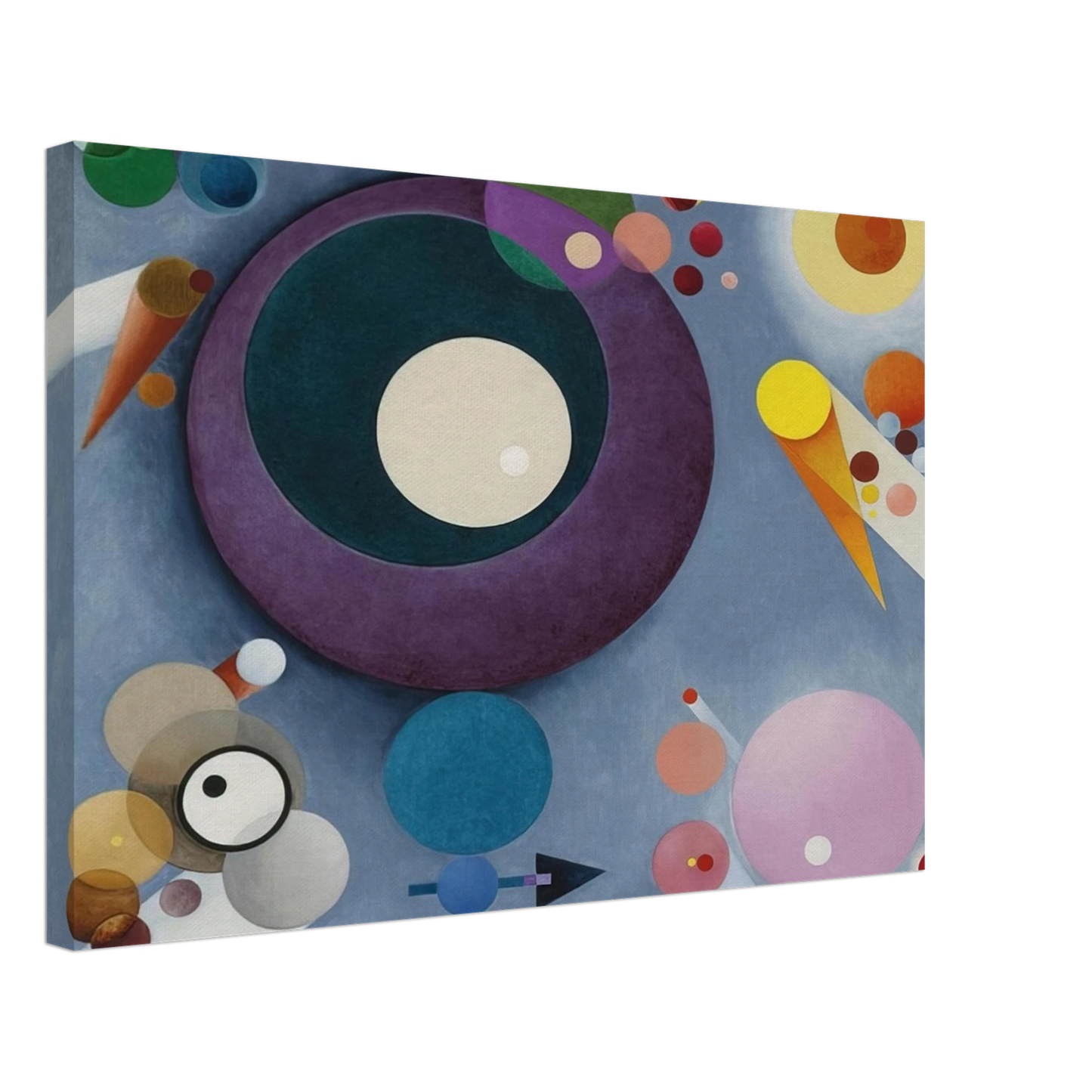 Rudolf Bauer - SPIRITUAL PLEASURES 1935 Canvas - 40x60 cm / 16x24 inches-canvas