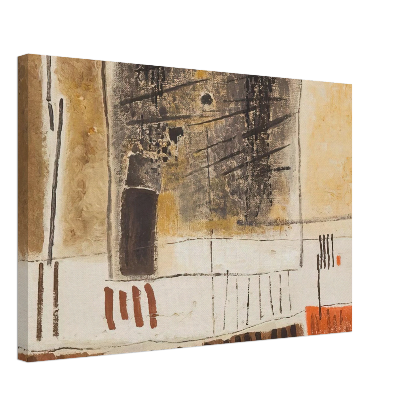 Bice Lazzari - Rhythm - 1956 Canvas - 40x60 cm / 16x24 inches-canvas