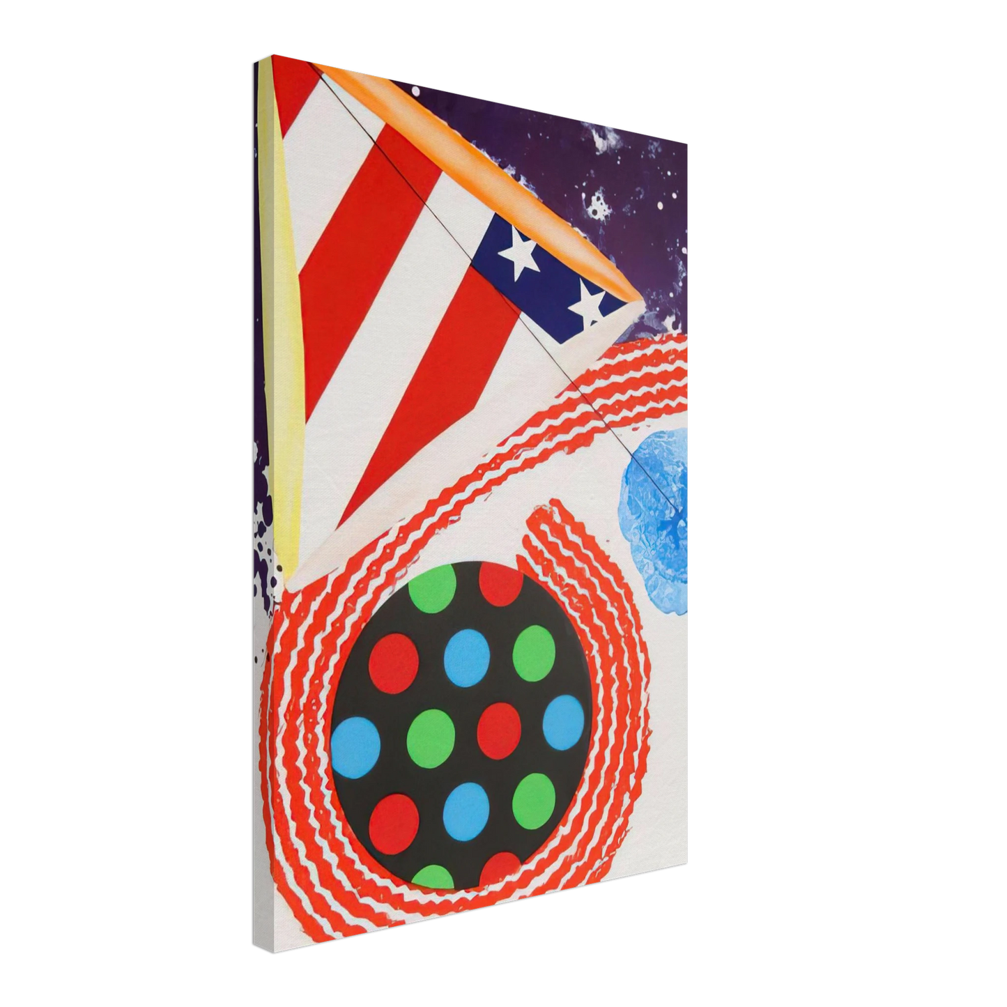 James Rosenquist - A Free for All Canvas - 40x60 cm / 16x24 inches-canvas