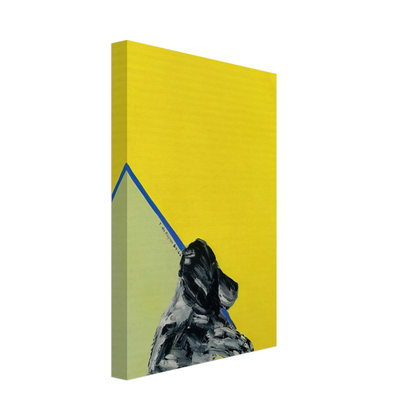 Raoul De Keyser - Baron in Al Held-Veld - 1966 Canvas - 40x60 cm / 16x24 inches-canvas